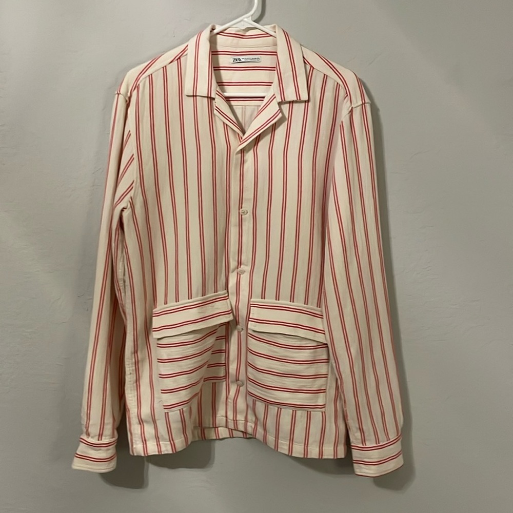 Women’s Zara Blazer Red Striped